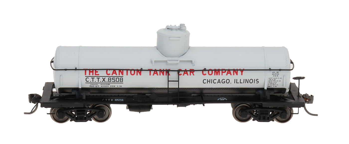 YesterYear Models Y4604C HO Scale 8,000 Gallon Tank Car Canton Tank CTTX # Varies