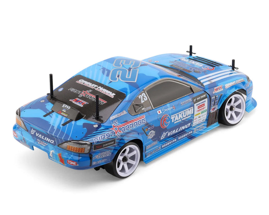 Yokomo DP-MS15BL RD2.0 "Rookie Drift" 1/10 Brushed RWD Drift Car Kit with Blue Mercury Sayaka Special S15 Body