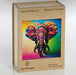 Zen Chalet CE500 Colorful Elephant 500 Piece Wooden Jigsaw Puzzle