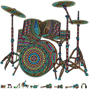 Zen Chalet DS200 Drum Set 200 Piece Wooden Puzzle