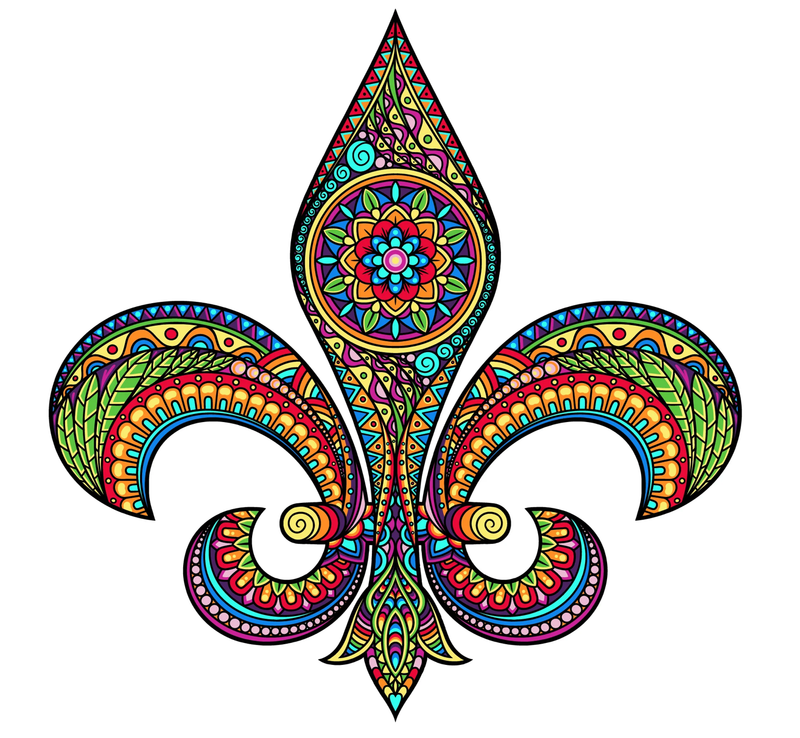 Zen Chalet FDL550 Fleur De Lis 550 Piece Wooden Puzzle