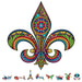Zen Chalet FDL550 Fleur De Lis 550 Piece Wooden Puzzle