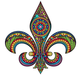Zen Chalet FDL550 Fleur De Lis 550 Piece Wooden Puzzle