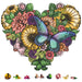 Zen Chalet FH1000 Flower Heart 1000 Piece Wooden Puzzle