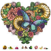 Zen Chalet FH200 Flower Heart 200 Piece Wooden Puzzle