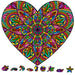 Zen Chalet MH200 Mandala Heart 200 Piece Wooden Jigsaw Puzzle