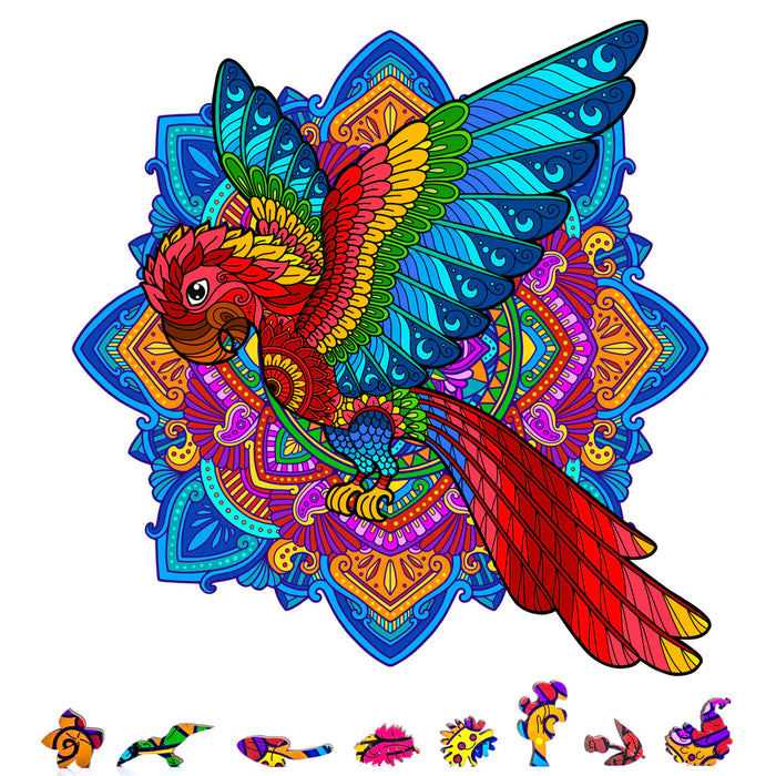 Zen Chalet P200 Parrot Wooden 200 Piece Puzzle