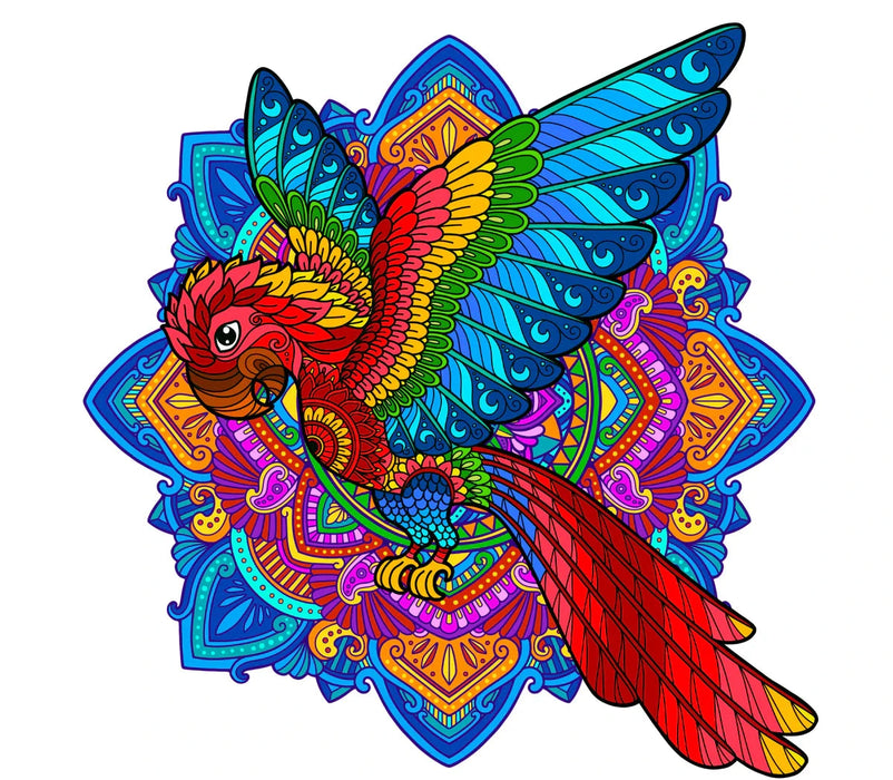 Zen Chalet P200 Parrot Wooden 200 Piece Puzzle