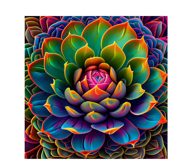 Zen Chalet SSW500 Simply Succulent 500 Piece Wooden Puzzle