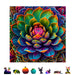 Zen Chalet SSW500 Simply Succulent 500 Piece Wooden Puzzle