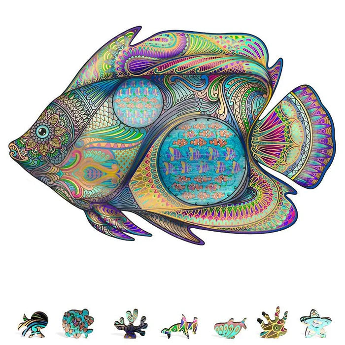 Zen Chalet TF200 Tropical Fish 200 Piece Wooden Puzzle