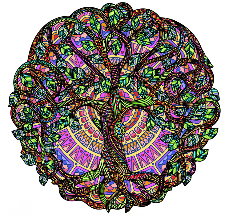 Zen Chalet TL500 Tree of Life 500 Piece Wooden Jigsaw Puzzle