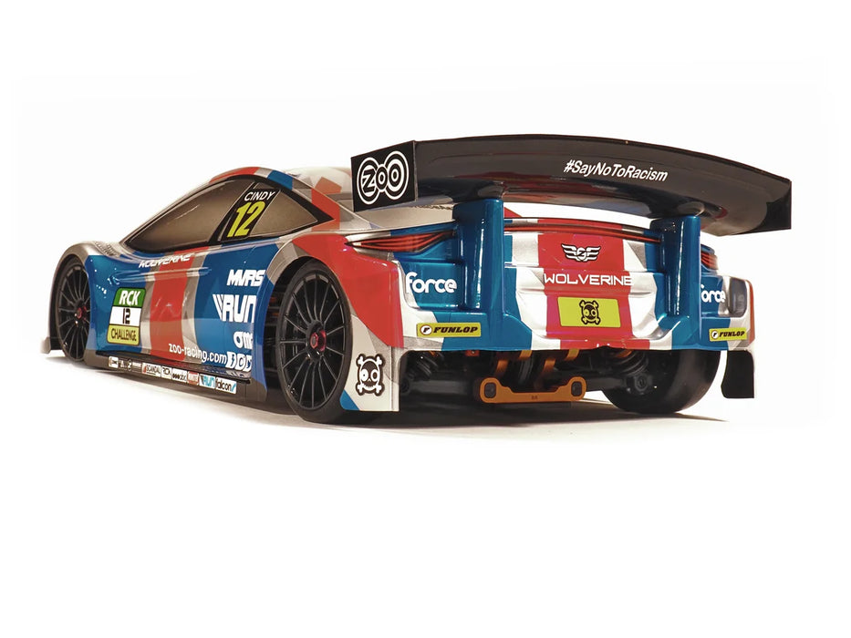 ZooRacing Wolverine MAX Clear Body (.04) for 190mm Touring Car