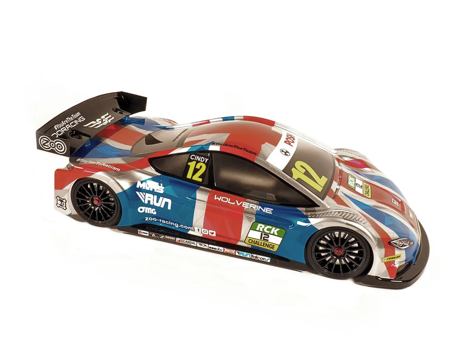 ZooRacing Wolverine MAX Clear Body (.04) for 190mm Touring Car