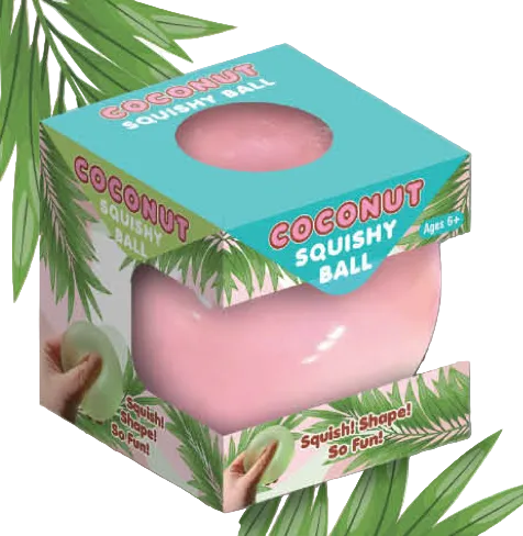 Zorbitz Coconut Squishy Ball (1 Chosen at Random)