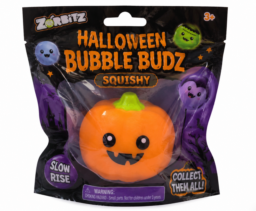 Zorbitz Halloween Bubble Budz Squishy (1 Chosen at Random)