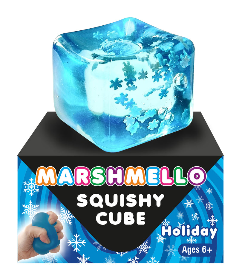 Zorbitz Holiday Marshmello Squishy Cube