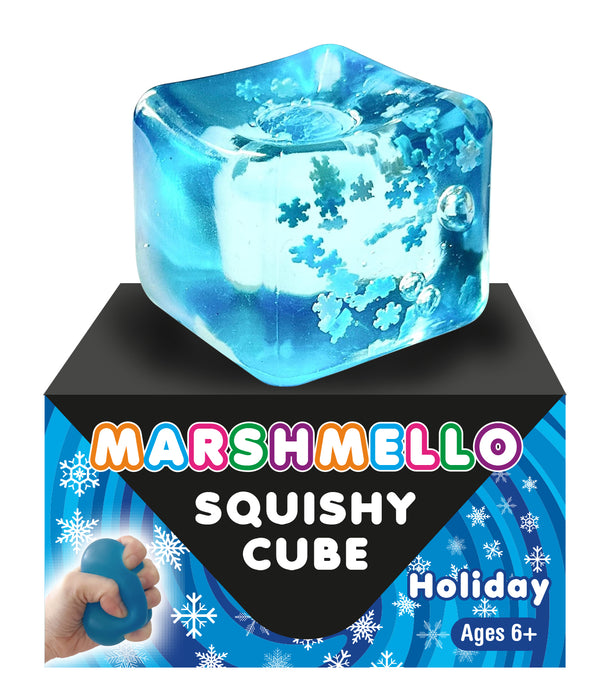Zorbitz Holiday Marshmello Squishy Cube