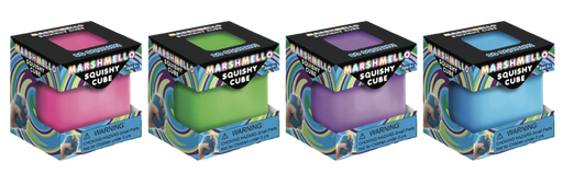 Zorbitz Marshmello Squishy Cube (Colors May Vary)