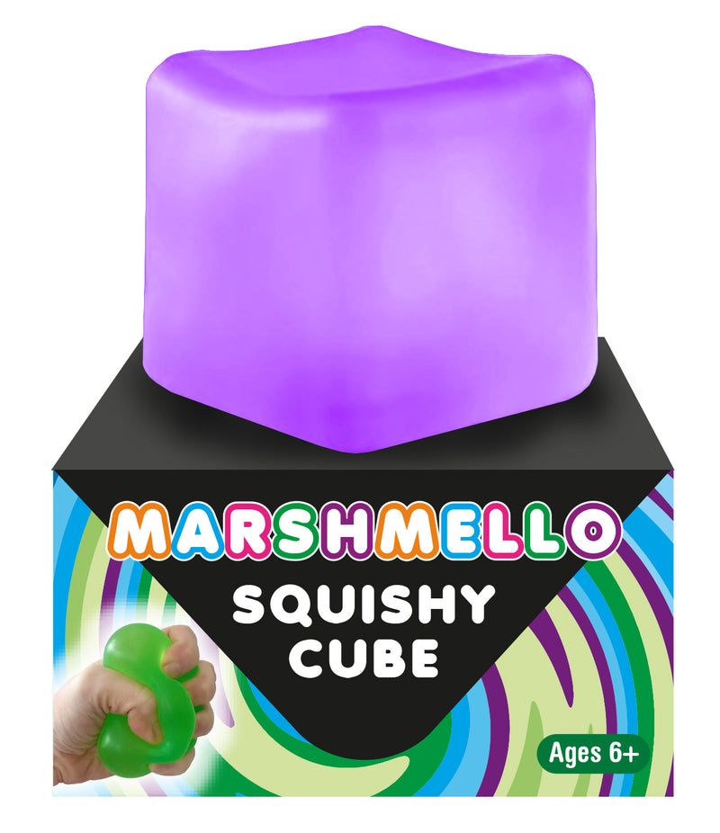 Zorbitz Marshmello Squishy Cube (Colors May Vary)