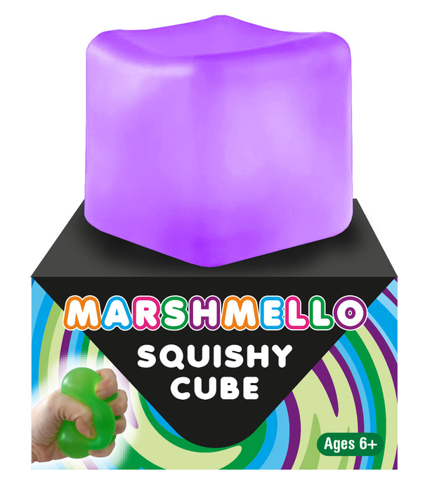 Zorbitz Marshmello Squishy Cube (Colors May Vary)