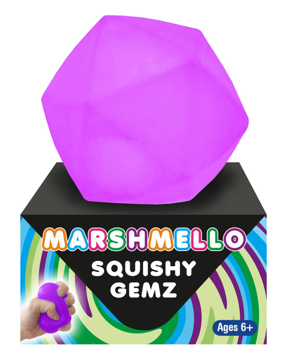 Zorbitz Marshmello Squishy Gemz (Colors May Vary)