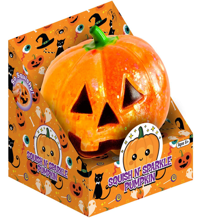 Zorbitz Squish N' Sparkle Pumpkin Squishy