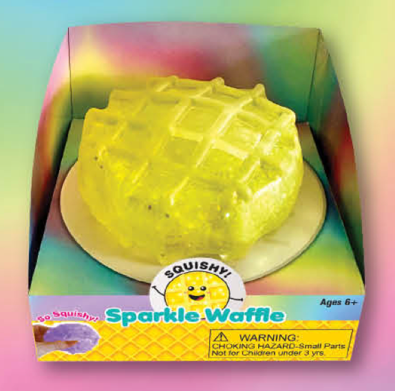 Zorbitz Squishy Sparkle Waffle (1 Chosen at Random)