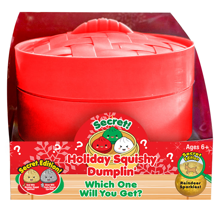 Zorbitz Surprise Holiday Dumplin' Squishy (1 Chosen at Random)