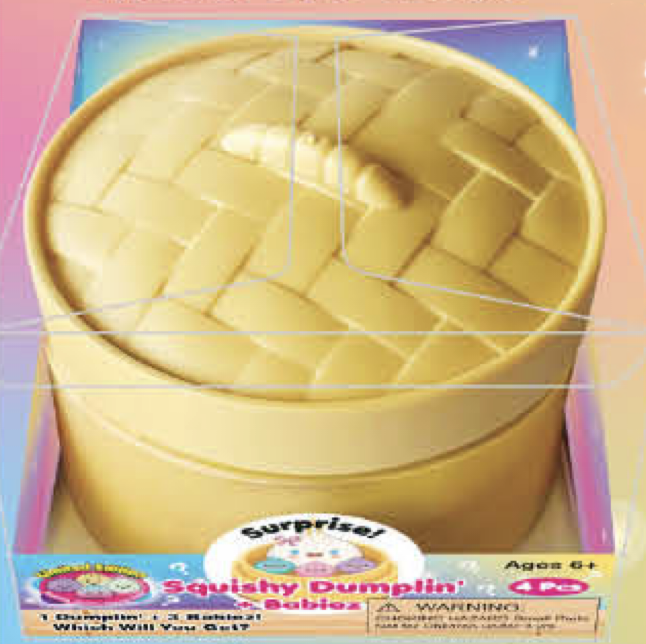 Zorbitz Surprise Squishy Dumplin' with Babies (1 Squishy Colors May Vary)