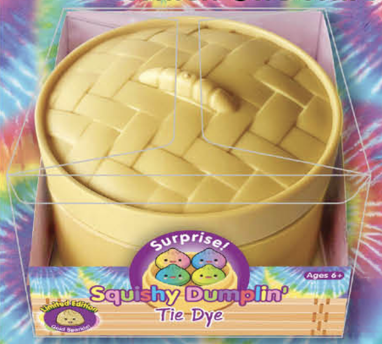 Zorbitz Tie Dyed Dumplin' (1 Squishy Colors May Vary)