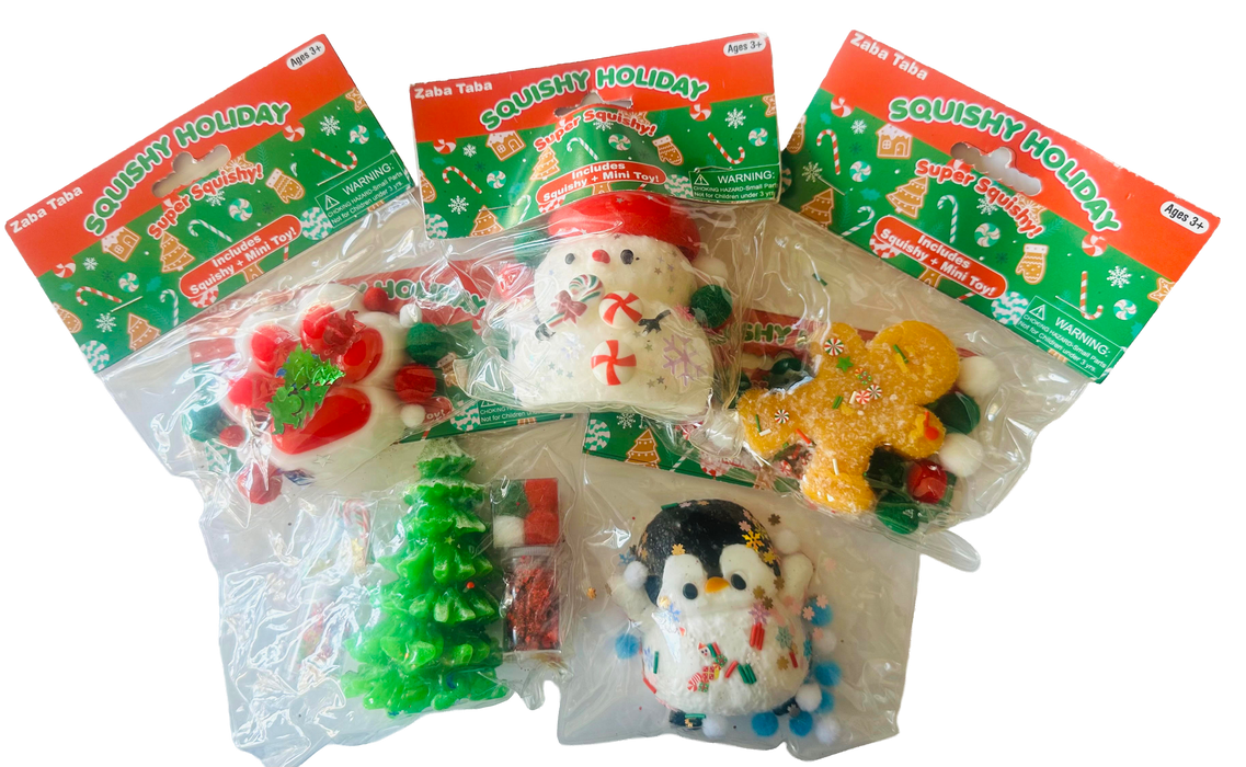 Zorbitz Zaba Taba Super Holiday Squishy (1 Chosen at Random)