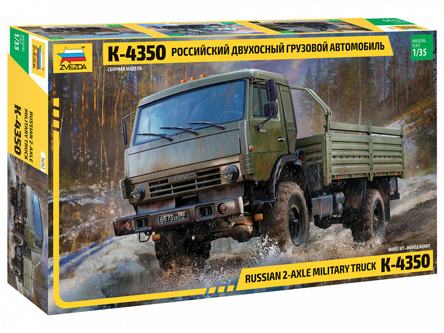 Zvezda 3692 1/35 Russian K-4326 2 Axle Truck Model Kit