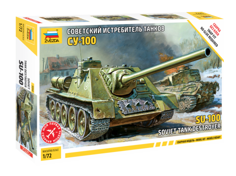 Zvezda 5044 1/72 Soviet Su-100 Tank Destroyer
