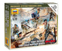 Zvezda 6146 1/72 WWII Soviet Naval Infantry Figures Model Kit