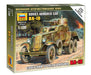 Zvezda 6149 1/100 BA-10 Soviet Armored Car Model Kit
