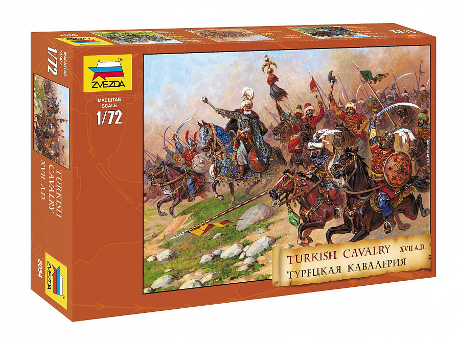Zvezda 8054 1/72 Turkish Cavalry 16-17th Century Figures Model Kit