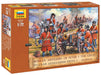 Zvezda 8058 1/72 Russian Artillery of Peter the Great Figures Model Kit (Russian Artillery of Peter the Great)