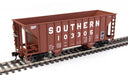 Walthers MainLine 910-56620 100 Ton 2 Bay Hopper Southern Brown SOU 103305