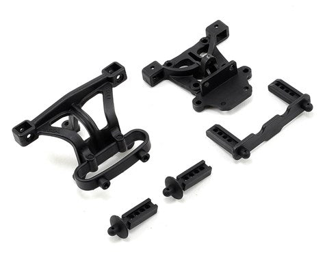 Traxxas 7015 Front and Rear Body Mounts for 1/16 Vehicles