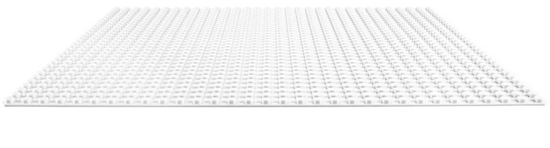11010 LEGO® Classic White 10"x10" Baseplate