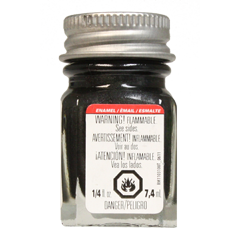 Testors 1153TT Enamel Paint 1/4oz Graphite Gray Metallic