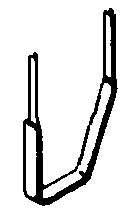 A-Line 29001 HO Scale Stirrup Steps (Style B)