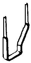 A-Line 29002 HO Scale Stirrup Steps (Style C)