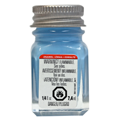 Testors 1162TT Enamel Paint 1/4 oz Flat Sky Blue