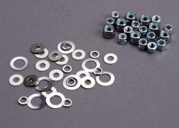 Traxxas 1252 Locking Nuts Set 3mm (11) 4mm (7)