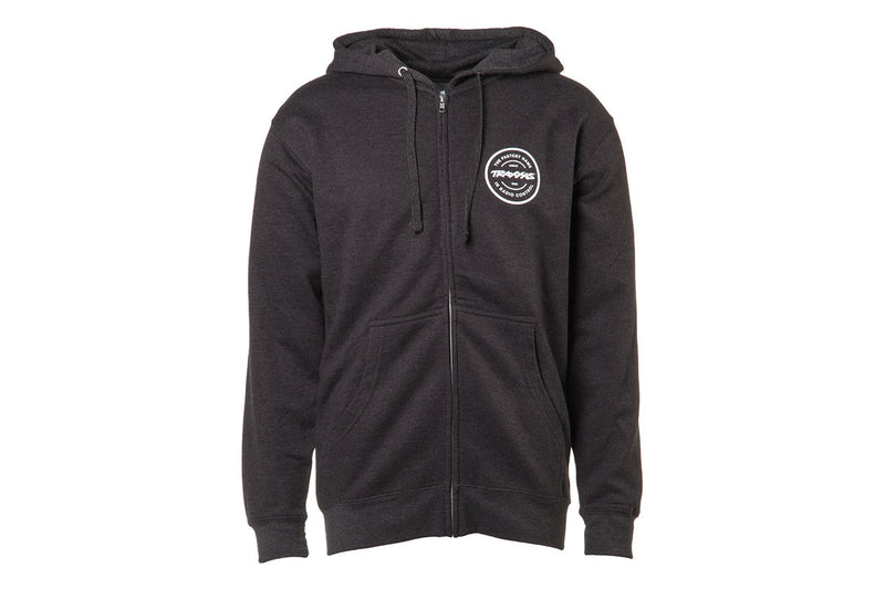 Traxxas 1390 Token Logo Zip Hoodie Sweatshirt Charcoal XL