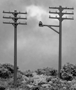 Atlas 2801 N Scale Telephone Poles 12 Pack