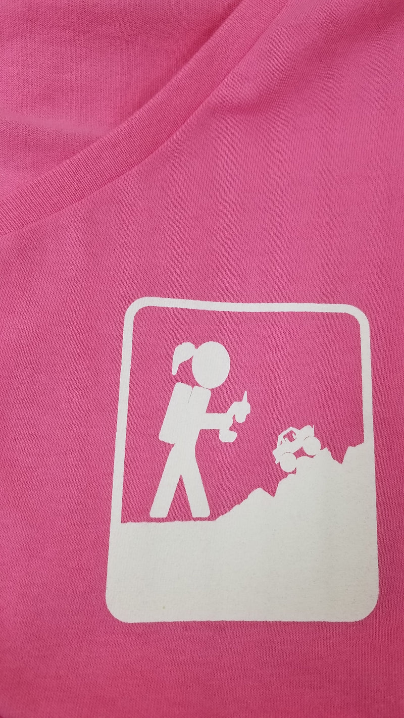 Adventure RC Trucks Ladies T-Shirt With Ponytail Logo