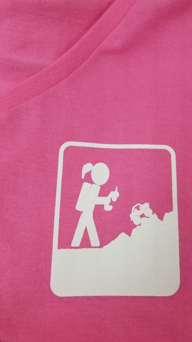 Adventure RC Trucks Ladies T-Shirt With Ponytail Logo